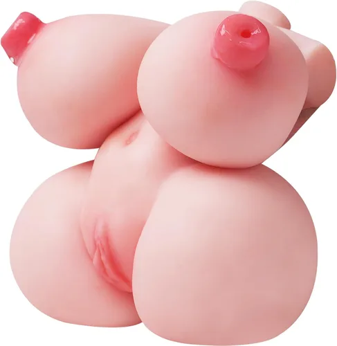 Miniatura 5 de Qiezi Muñeca sexual masturbadora masculina, juguetes sexuales de 6.6 libras, muñeca de amor con pechos grandes y bocas sexuales, juguete sexual