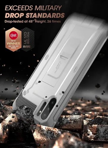 Miniatura 7 de SUPCASE Funda para Samsung Galaxy Note 10 Plus/Note 10 Plus 5G (Unicorn Beetle Pro), [soporte integrado y clip para cinturón] Funda resistente