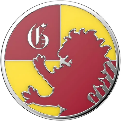 Miniatura 5 de PopSockets Agarre adhesivo para teléfono, soporte, soporte para teléfono, Harry Potter - Esmalte Gryffindor Gryffindor Enml