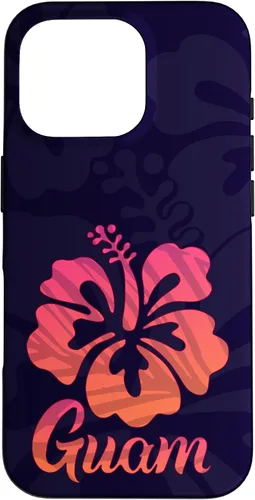 Miniatura 20 de iPhone 14 Pro Max Guam Hibiscus Flower Funda Hafa Adai Guamanian Island Pride