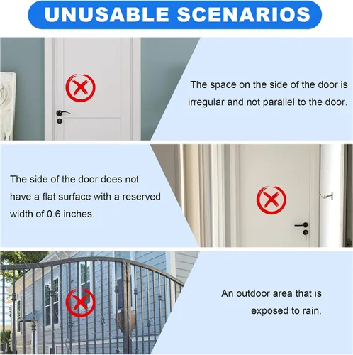 Miniatura 7 de Sensores de alarma para puerta y ventana, alarma de puerta para seguridad de los niños, alarmas de puerta para seguridad del hogar, oficina, tienda