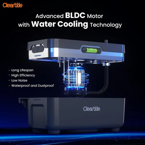 Miniatura 4 de Cleartide Bomba de condensado HVAC, ultra silenciosa de 25 dB, 1/30 HP 144 GPH, 100-240 V, bomba automática de eliminación de condensado