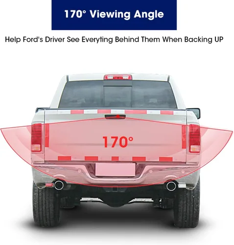 Miniatura 3 de Manija de puerta trasera con cámara de respaldo de visión trasera compatible con Dodge Ram 1500 (años 2009-2017), 2500 3500 (años 2010-2017)