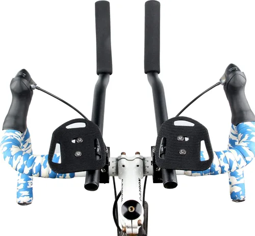 Miniatura 6 de Barras Aerodinámicas para Bicicleta de Aleación de Aluminio Barra de Reposabrazos para Bicicleta de Carretera Carreras de Bicicletas TT Manillar