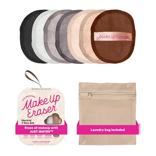 Miniatura 20 de El juego original de 7 días de MakeUp Eraser borra todo el maquillaje con solo agua, incluyendo rímel impermeable, delineador de ojos, base, lápiz