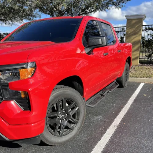 Miniatura 2 de SMANOW Estribos compatibles con Chevy Silverado/GMC Sierra 1500 Crew Cab 2019-2026 y Silverado/Sierra 2500HD 3500HD 2019-2026, barras de doble