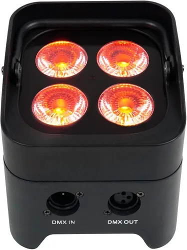 Miniatura 2 de Rockville Best PAR 50 - Par recargable de 24 W, DMX inalámbrico, 6 en 1 RGBWA+LED UV, batería de 4400 mAh, para DJs e iluminación de eventos, 6