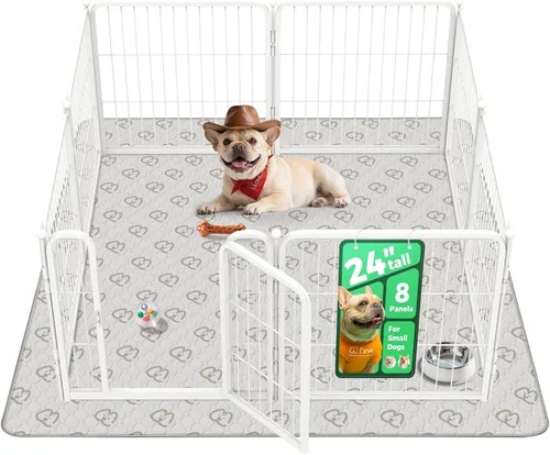 Miniatura 65 de FXW Homeplus Unleashed Corralito para Perros de Interior - Juego Sin Estrés y Seguro, Resistente de 24 Pulgadas 4 Paneles Corral para Cachorros