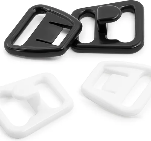 Miniatura 3 de Dritz Pinzas para sujetador superior para mujer, negro, blanco, 3 8 pulgadas de EE. UU