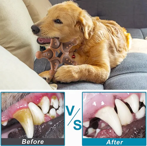 Miniatura 4 de NEZIN Juguetes para Perros Masticadores Agresivos, Juguetes Indestructibles para Perros Grandes, Masticables para Perros de Raza Grande, Mediana y 3