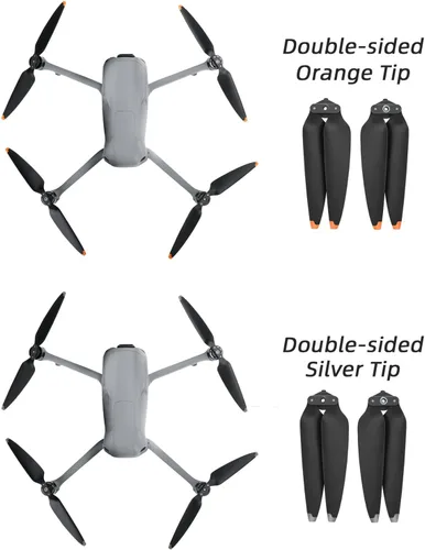 Miniatura 7 de Air 3 / Air 3s Hélices de bajo ruido para DJI Air 3 Cámara Control remoto Drone RC Accesorios Reemplazo de accesorios de repuesto plateado