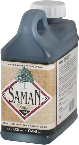 Miniatura 27 de SamaN Tinte para Madera Interior a Base de Agua - Tinte Natural para Muebles, Molduras, Paneles de Madera, Gabinetes (Forest TEW-104-12, 12 oz)