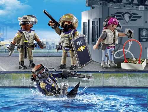 Miniatura 3 de Playmobil Conjunto de figuras de policía táctica