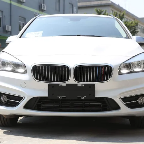 Miniatura 4 de YIWANG ABS cromo brillante plata parte delantera rejilla inserción tiras cubierta parrilla 24 piezas para BMW Serie 2 218i F45 f46 2015-2018 Estilo 1