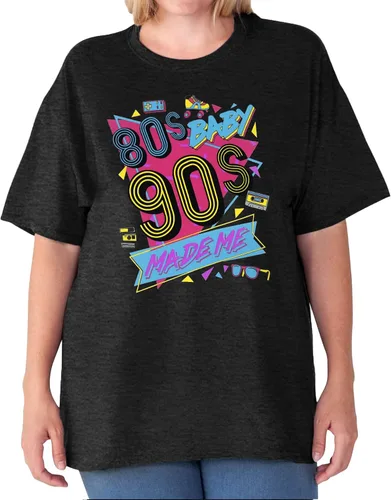 Miniatura 4 de Camisa Made Me de los años 80 Baby 90 para mujer, tallas grandes, trajes de los años 90, camisetas retro de los años 80
