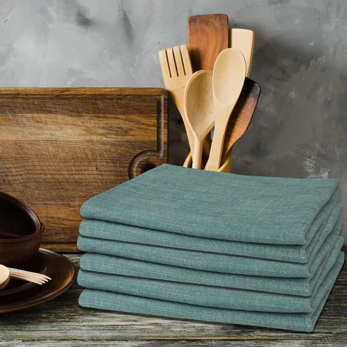 Miniatura 505 de Urban Villa Toallas de cocina 100% algodón para cocina (juego de 6) 20"x30" toallas de cocina altamente absorbentes, juego de ropa de cocina