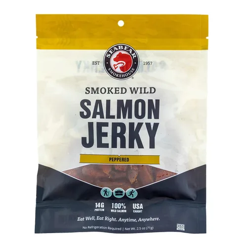 Miniatura 10 de SeaBear - Cecina de salmón salvaje ahumado - Tradicional - 2.5 oz