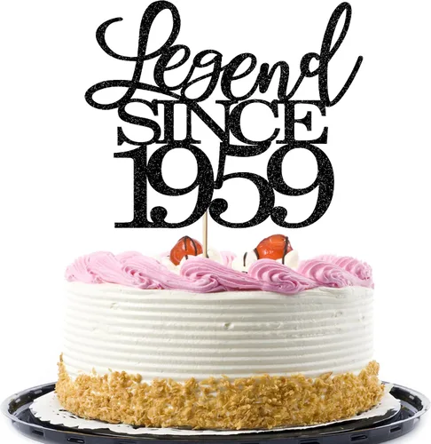 Miniatura 30 de Legend since 1973 - Decoración para pastel de cumpleaños número 53, decoración de pastel de feliz cumpleaños para hombres y mujeres de 53 años