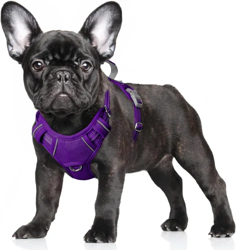 Miniatura 80 de BARKBAY Arnés para Perro Sin Tirones Talla Grande Arnés Reflectante para Perro con Clip Frontal y Asa de Control Fácil para Caminar Entrenar Correr