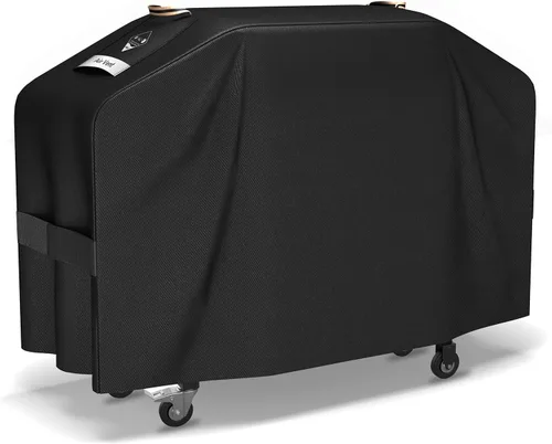 Miniatura 13 de PasWith Cubierta de Plancha para Blackstone de 22 pulgadas con Capucha y Soporte【Tela Resistente de Servicio Pesado 600D Mejorada】Cubierta