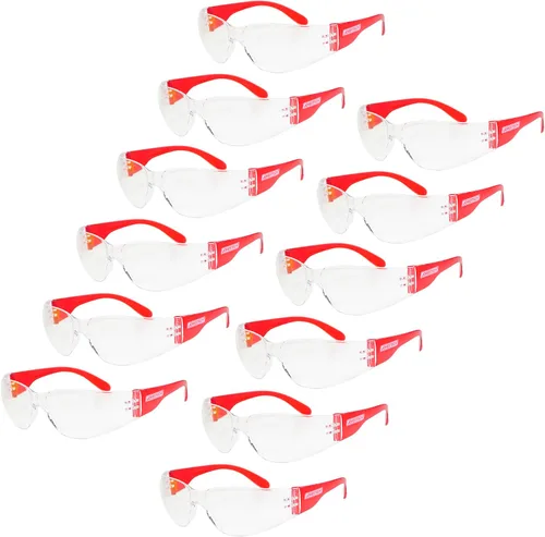 Miniatura 9 de Jorestech Eyewear - Lentes de seguridad protectoras, lentes de policarbonato resistentes a impactos, paquete de 12 (Amarillo)