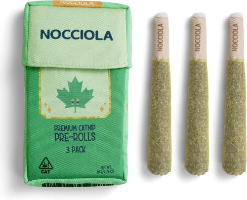 Miniatura 10 de Nocciola Paquete de 3 juguetes de hierba gatera para gatos, divertidos juguetes para gatos rellenos con hierba gatera orgánica 100% pura, juguetes