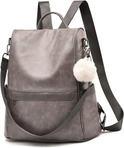 CHERUTY Women Backpack Purse PU Leather Anti-theft Casual Shoulder Bag Fashion Ladies Satchel Bags