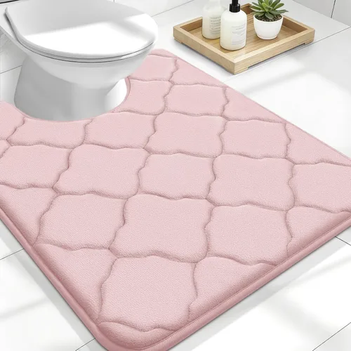Miniatura 314 de OLANLY Alfombra de Baño de Espuma Viscoelástica de 24 x 16 pulgadas, Ultra Suave y Absorbente, Alfombras de Baño Antideslizantes, Cómodas, Lavables