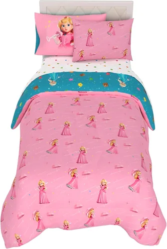 Miniatura 67 de Franco - Juego de ropa de cama para niños, edredón y sábanas supersuaves con funda de almohada, 5 piezas, tamaño individual, Jurassic World, 6A1348