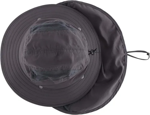 Miniatura 4 de Home Prefer Sombrero de sol para niños UPF 50+ con solapa en el cuello, sombrero de playa de verano, sombrero de safari para niños