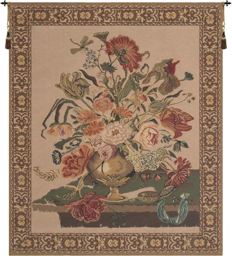 Miniatura 8 de Ambrosius Bouquet Belgian Tapestry - 33 in. x 40 in. Algodón/Viscosa/Poliéster por Ambrosius Bosschaert