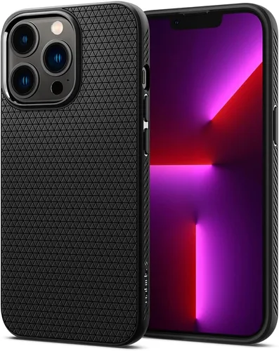 Miniatura 10 de Spigen Liquid Air - Funda diseñada para iPhone 13 (2021), color negro mate