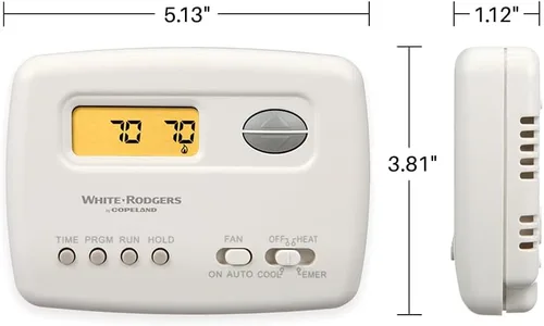 Miniatura 4 de White-Rodgers 1F72-151 - Termostato programable de 5-2 días para sistemas de bomba de calor