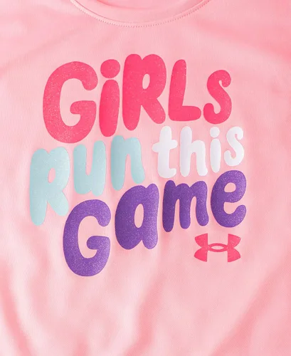 Miniatura 3 de Under Armour Conjunto de camiseta de manga corta y capri para niña