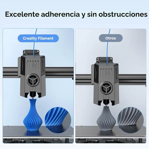 Miniatura 3 de Creality Filamento para Impresora 3D, Filamento PLA 1.75mm Paquete 2Kg para Impresión 3D, Filamento PLA Ender Sin Enredos, Fuerte Adhesión