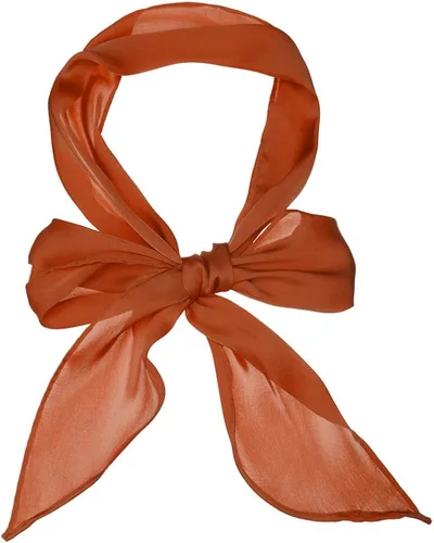 Miniatura 11 de Allegra K Bufandas flacas puras de color sólido liso para mujer, banda larga para el pelo
