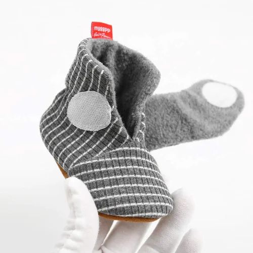 Miniatura 26 de SOFMUO Pantuflas unisex para bebé, niña, niño, ligeras, antideslizantes, para interiores, zapatos de casa, botines para niños pequeños