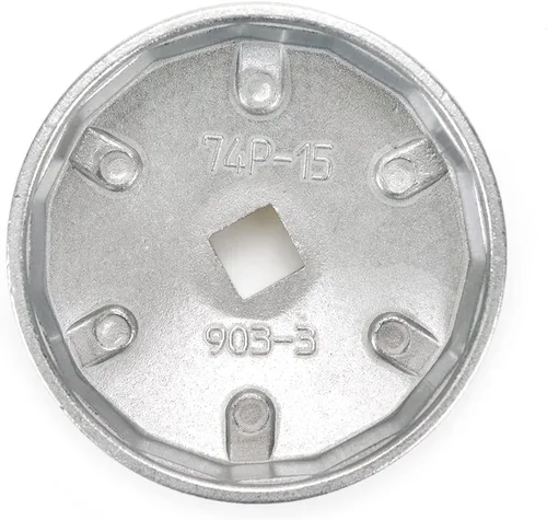 Miniatura 2 de 2.913 in Max Dentro Dia 15 Flautas Tapa De Extremo Filtro De Aceite Llave Herramienta Automática