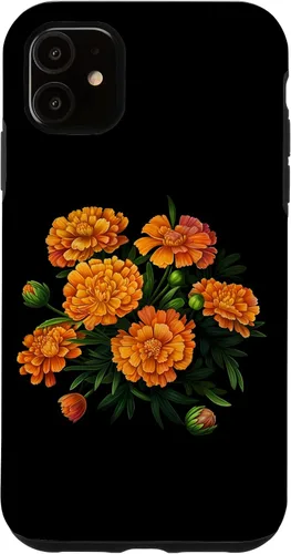Miniatura 8 de Vintage Marigold Inspired Flower Case for iPhone 12 Pro Max
