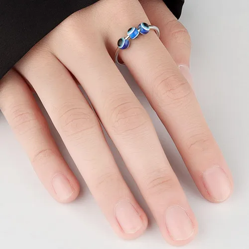Miniatura 54 de Anillo de plata 925, anillos de plata ajustables para mujer, anillos de pulgar abiertos, anillos de circonio, anillos ajustables, anillos abiertos