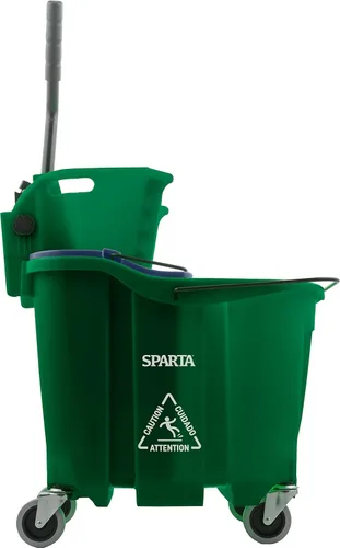 Miniatura 15 de Carlisle FoodService Products Omnifit - Cubo para trapeador con escurridor de prensa lateral e inserto de agua sucia para limpieza de pisos