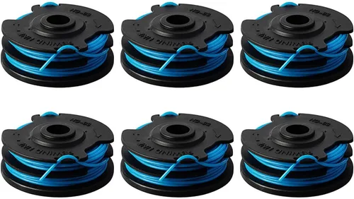 THTEN AC41RL3 Línea y carrete de repuesto dual para Homelite UT41112 UT41121 UT41120 UT411120 UT41113 UT41122 UT41112B 0.065 pulgadas 27 pies