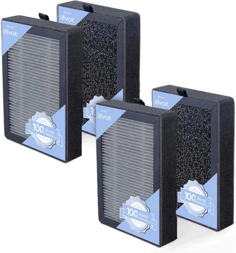 Miniatura 10 de Levoit LV-H128 Filtro de repuesto original para purificador de aire, AHAM VERIFICE, captura polvo, humo, polen, carbón activado, sistema