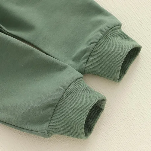 Miniatura 82 de Adobabirl Conjunto de sudadera y pantalones de Halloween para bebé, sudadera y pantalones con parche de calabaza para Halloween, otoño, ropa de bebé
