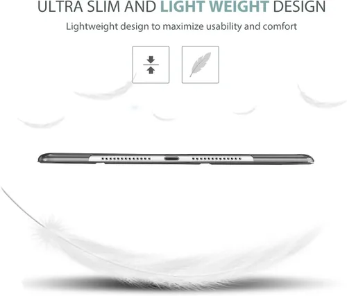 Miniatura 4 de ProCase Funda Inteligente para iPad Air 2 2014, Funda Protectora con Soporte Ultra Delgada y Ligera con Tapa Trasera Translúcida Esmerilada