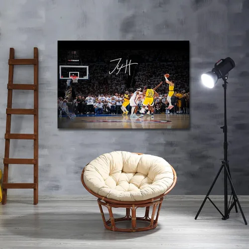 Miniatura 29 de Póster firmado de la superestrella de baloncesto Victor Wembanyama para niños, para la habitación de los fanáticos, decoración de pared, pósteres