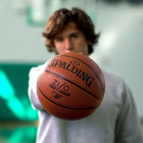 Miniatura 6 de Spalding Balones de baloncesto para interiores y exteriores Cubierta compuesta para todas las superficies Zi/O TF - Marrón