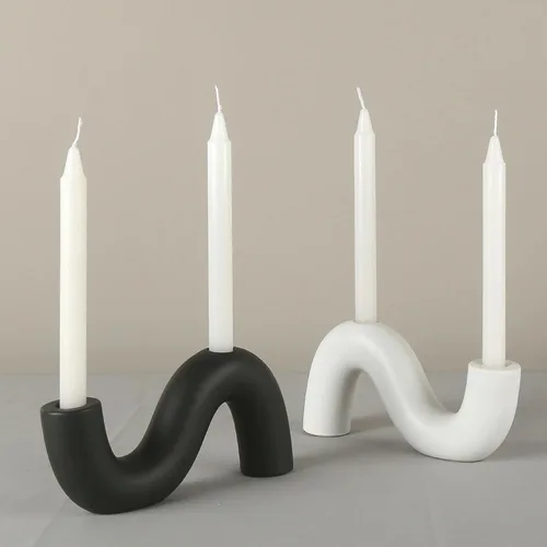 Miniatura 8 de Juego de moldes de silicona para velas, molde de resina para velas, molde de fundición de resina epoxi para velas cónicas, molde de soporte de vela
