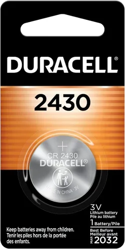 Duracell Batería de litio 2430, 1 unidad (paquete de 1) batería de litio para batería de reloj, llavero, control remoto del automóvil y otros