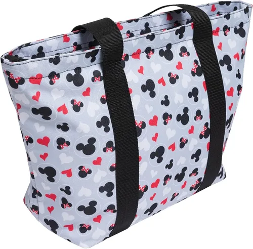 Miniatura 7 de Disney Bolsa de viaje con cremallera y estampado de iconos de Mickey y Minnie Mouse